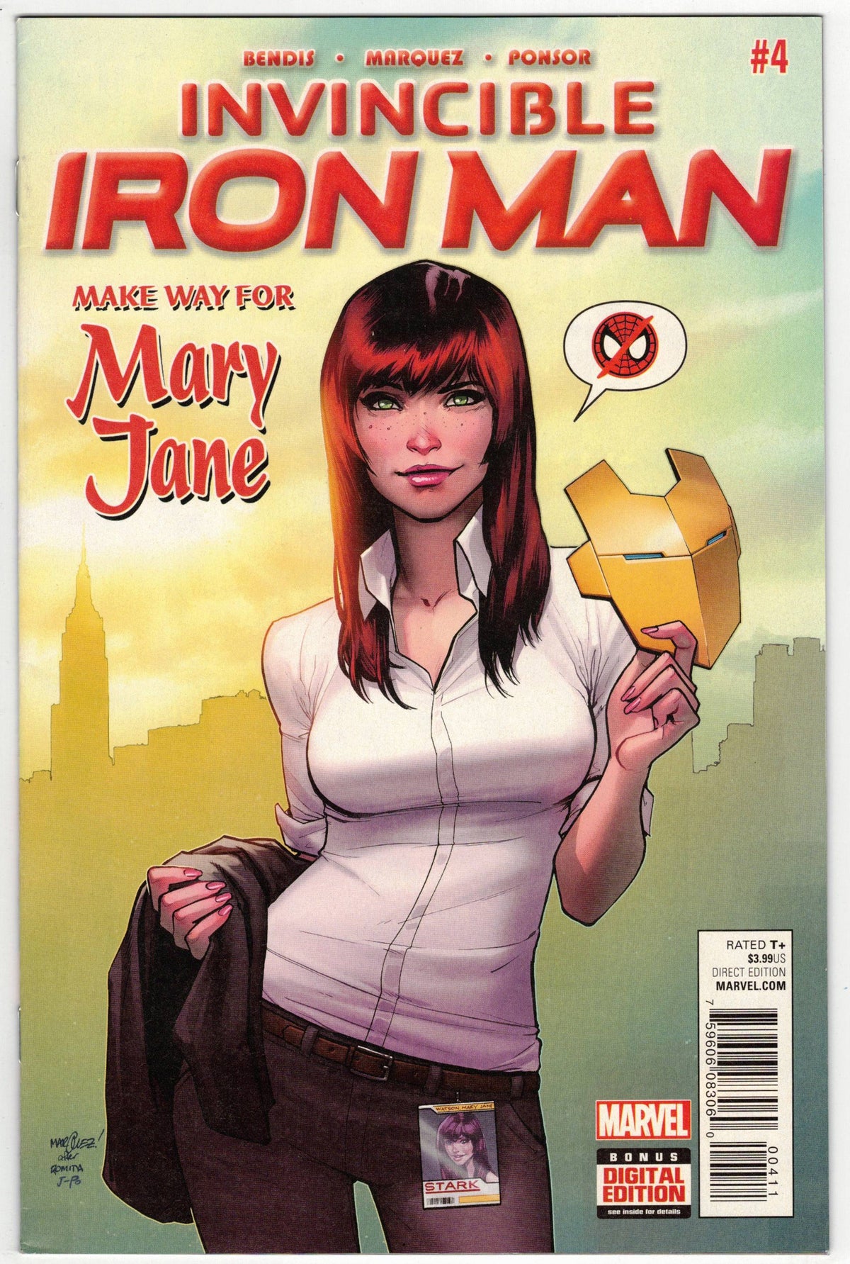 Photo of Invincible Iron Man, Vol. 2 (2015) Issue 4A - Near Mint Comic sold by Stronghold Collectibles