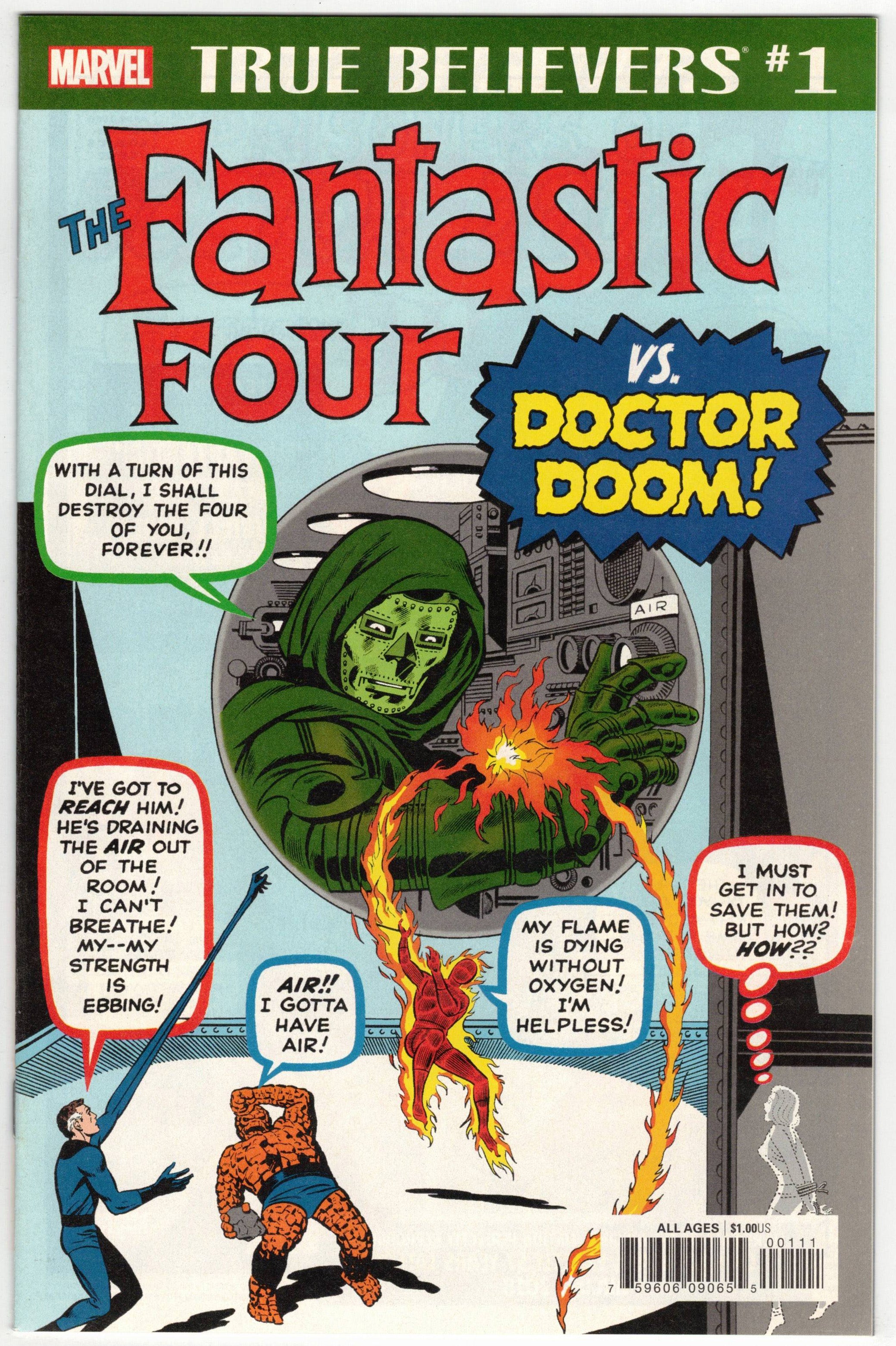 Photo of True Believers: Fantastic Four Vs Doctor Doom (2018) Issue 1 - Near Mint Comic sold by Stronghold Collectibles