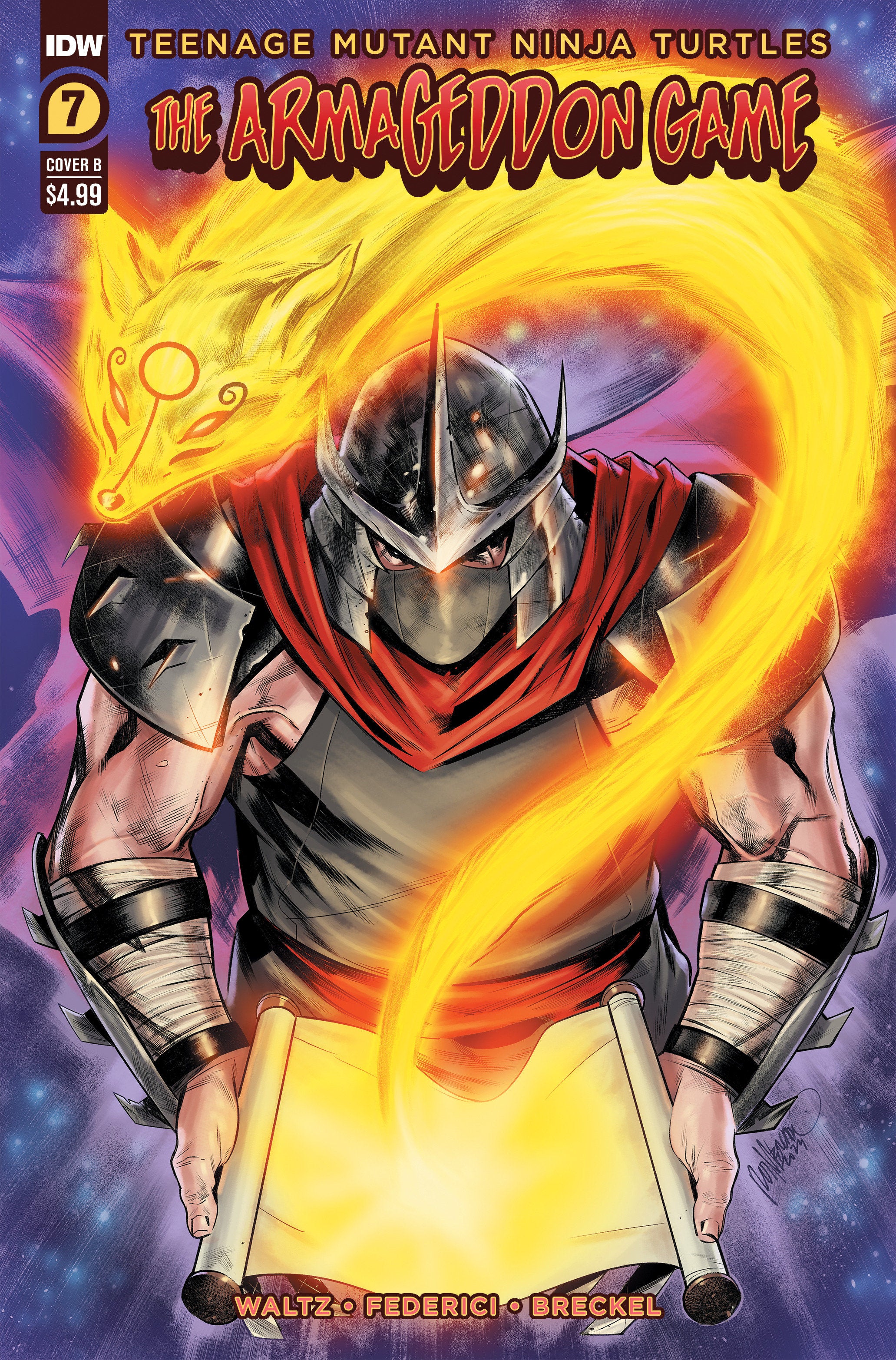 Stock Photo of Teenage Mutant Ninja Turtles: The Armageddon Game #7 Variant B (Mercado) comic sold by Stronghold Collectibles