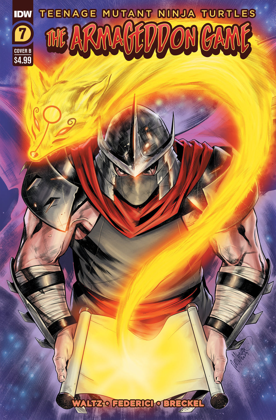 Stock Photo of Teenage Mutant Ninja Turtles: The Armageddon Game #7 Variant B (Mercado) comic sold by Stronghold Collectibles