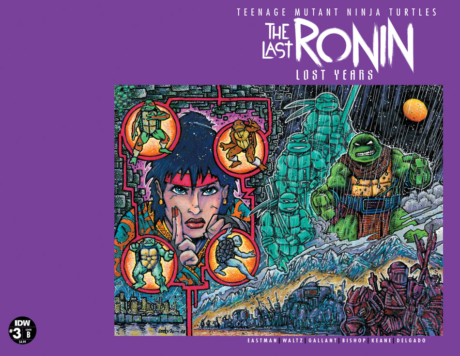 Stock Photo of Teenage Mutant Ninja Turtles: The Last Ronin--Lost Years #3 Variant B (Eastman &  Bishop) comic sold by Stronghold Collectibles