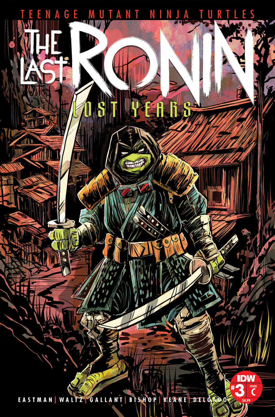 Stock Photo of Teenage Mutant Ninja Turtles: The Last Ronin--Lost Years #3 Variant C (Smith) comic sold by Stronghold Collectibles
