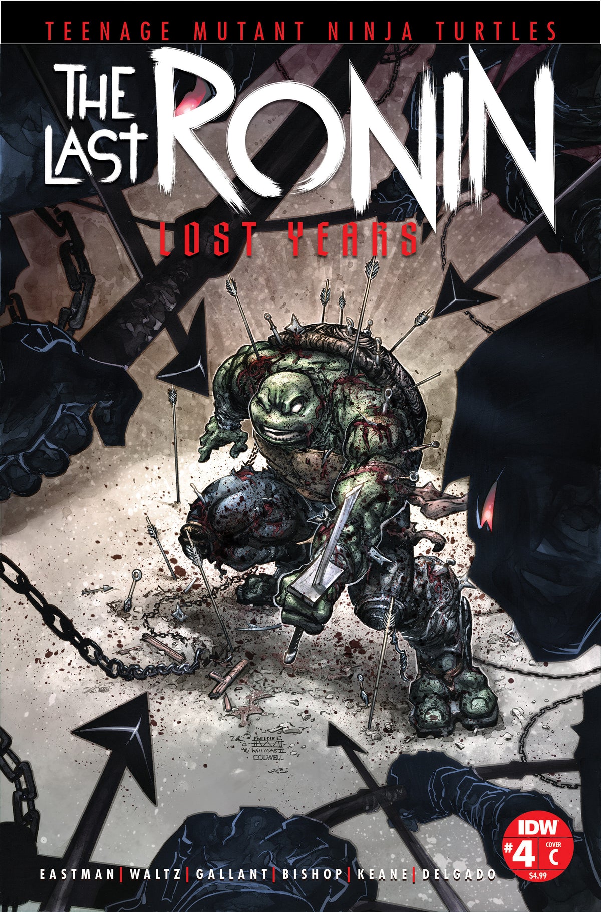 Stock Photo of Teenage Mutant Ninja Turtles: The Last Ronin--Lost Years #4 CVR C Williams II comic sold by Stronghold Collectibles
