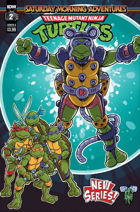 Stock Photo of Teenage Mutant Ninja Turtles: Saturday Morning Adventures (2023-) #2 CVR A Lattie comic sold by Stronghold Collectibles