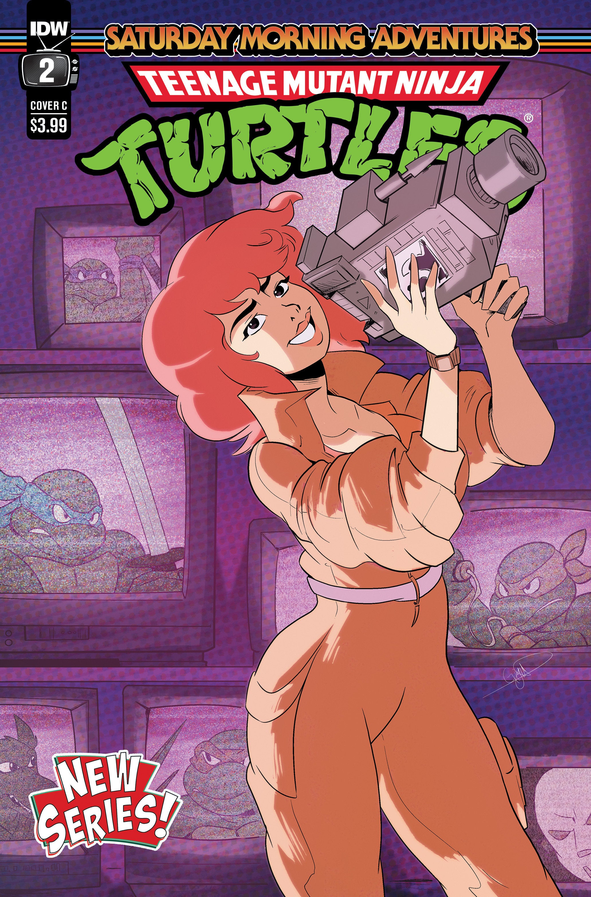 Stock Photo of Teenage Mutant Ninja Turtles: Saturday Morning Adventures (2023-) #2 CVR C Dutreix comic sold by Stronghold Collectibles