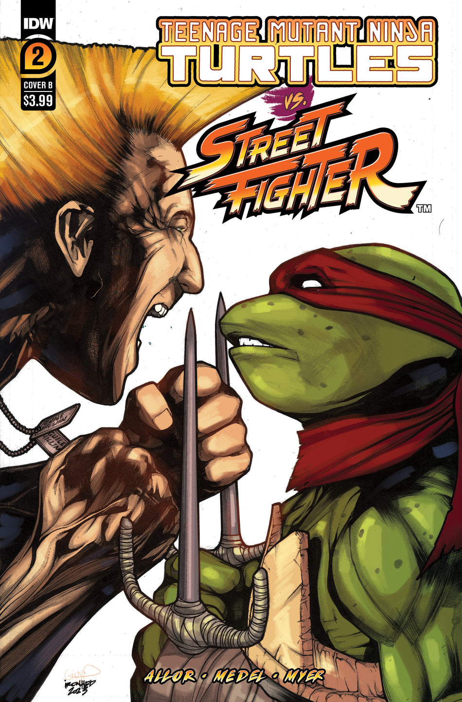 Stock Photo of Teenage Mutant Ninja Turtles vs. Street Fighter #2 CVR B Sanchez comic sold by Stronghold Collectibles