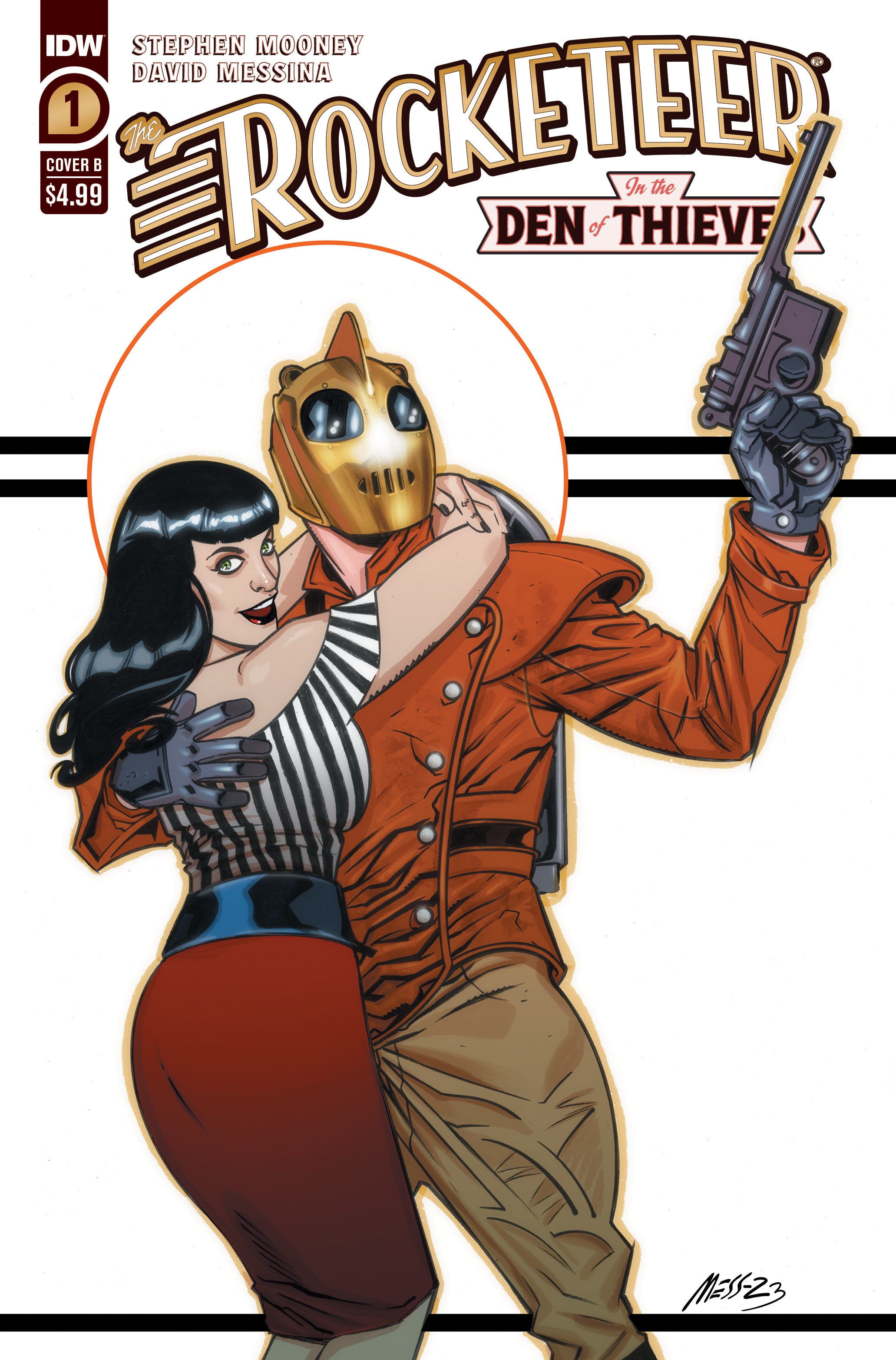 Stock Photo of Rocketeer: In The Den Of Thieves #1 CVR B Messina comic sold by Stronghold Collectibles
