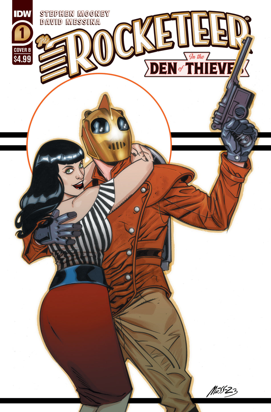 Stock Photo of Rocketeer: In The Den Of Thieves #1 CVR B Messina comic sold by Stronghold Collectibles