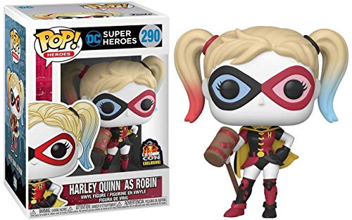 Image of Funko POP! Heroes: DC Super Heroes - LACC Excl Harley Quinn as Robin (290) 3.75 Inch Funko POP! sold by Stronghold Collectibles