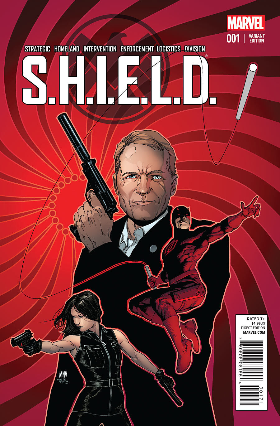 Shield 1 McNiven Young Guns Variant comic sold by Stronghold Collectibles