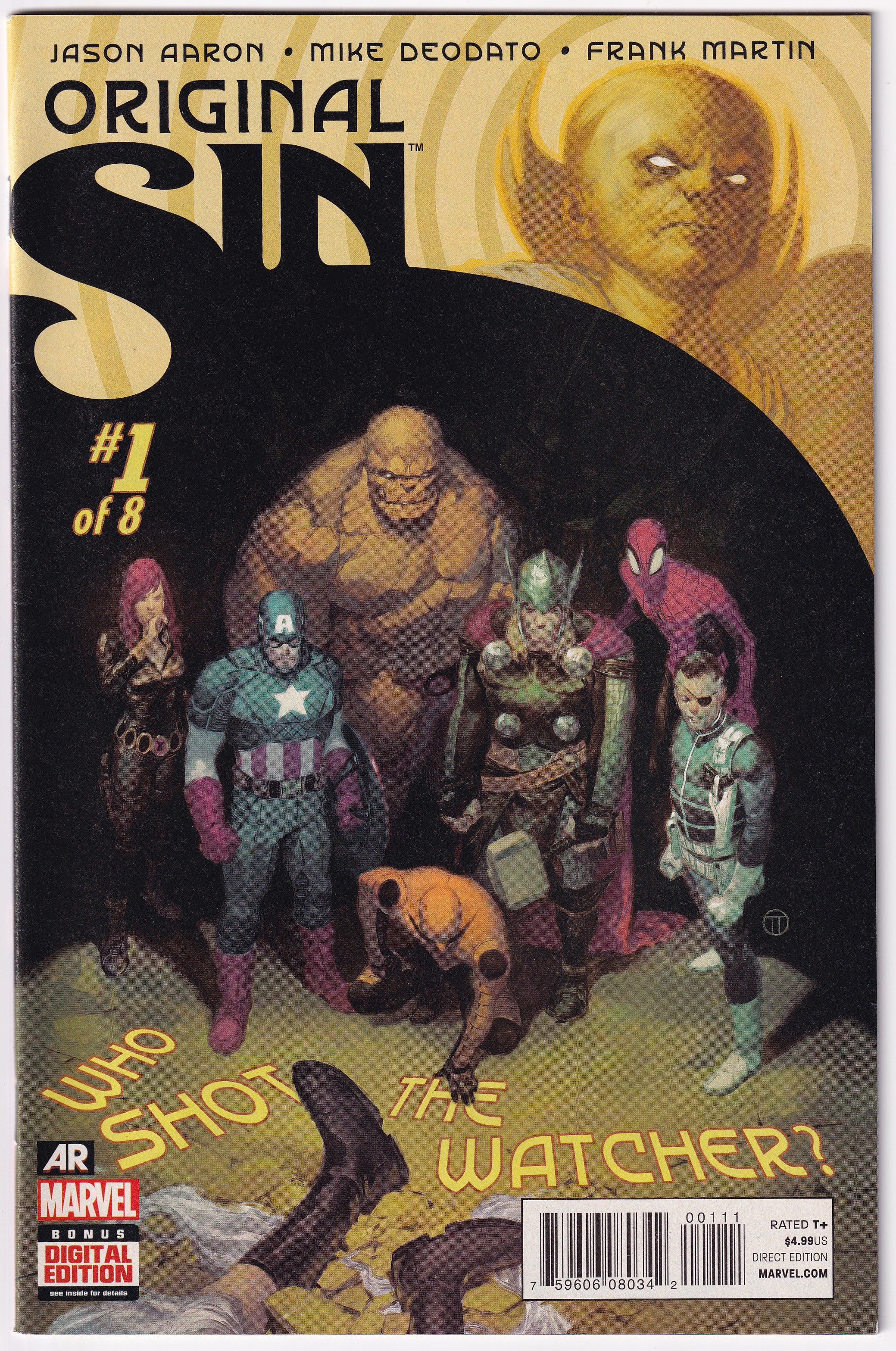 Photo of Original Sin (2014)  Iss 1A Near Mint comic sold by Stronghold Collectibles