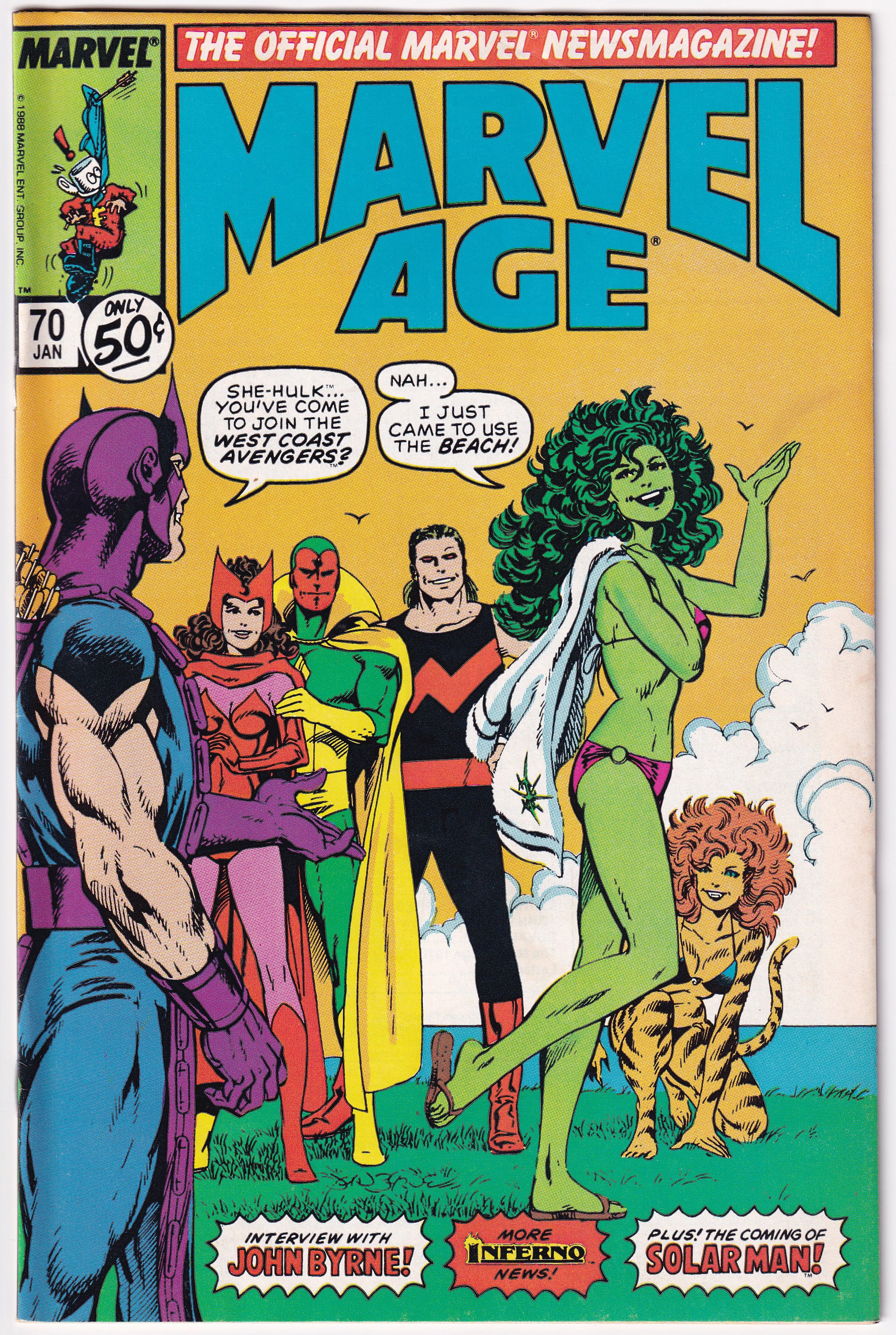 Photo of Marvel Age (1989)  Iss 70 Very Fine comic sold by Stronghold Collectibles