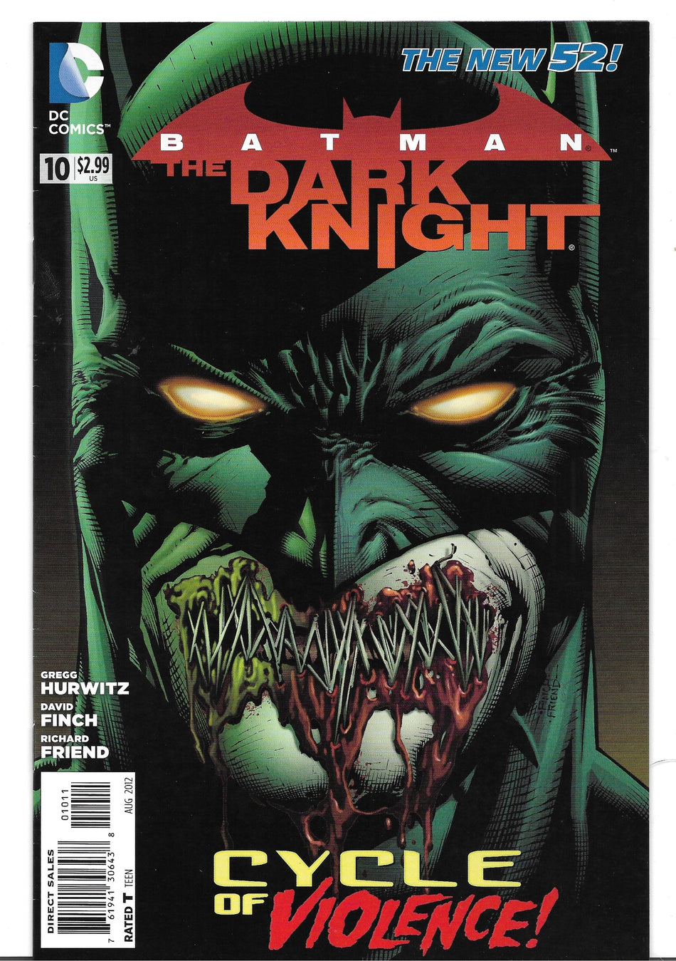 Photo of Batman: The Dark Knight, Vol. 2 (2012)  Iss 10A Very Fine  Comic sold by Stronghold Collectibles