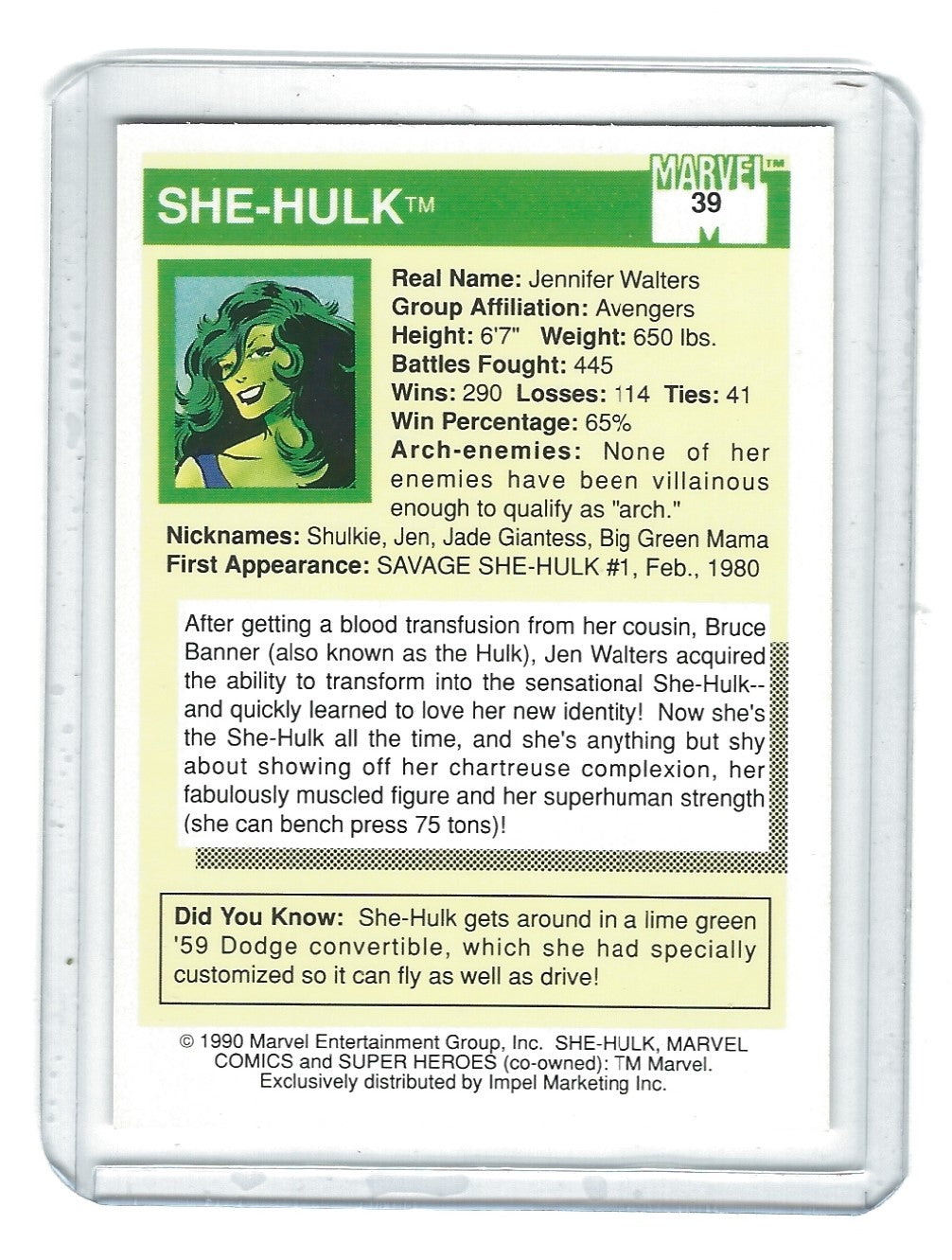 Photo of Marvel Universe Series 1 (Impel, 1990) Card #37 NM Wolverine Patch Collectible Card sold by Stronghold Collectibles