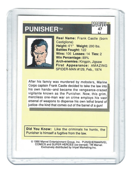 Photo of Marvel Universe Series 1 (Impel, 1990) Card #44 NM Punisher Battle Van Collectible Card sold by Stronghold Collectibles