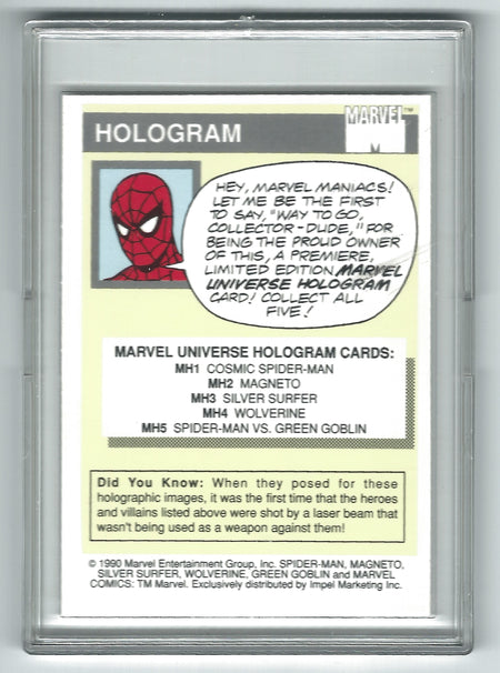 first edition marvel cards Marvel Univ Ser 1 #MH3 Collectible Card from Stronghold Collectibles