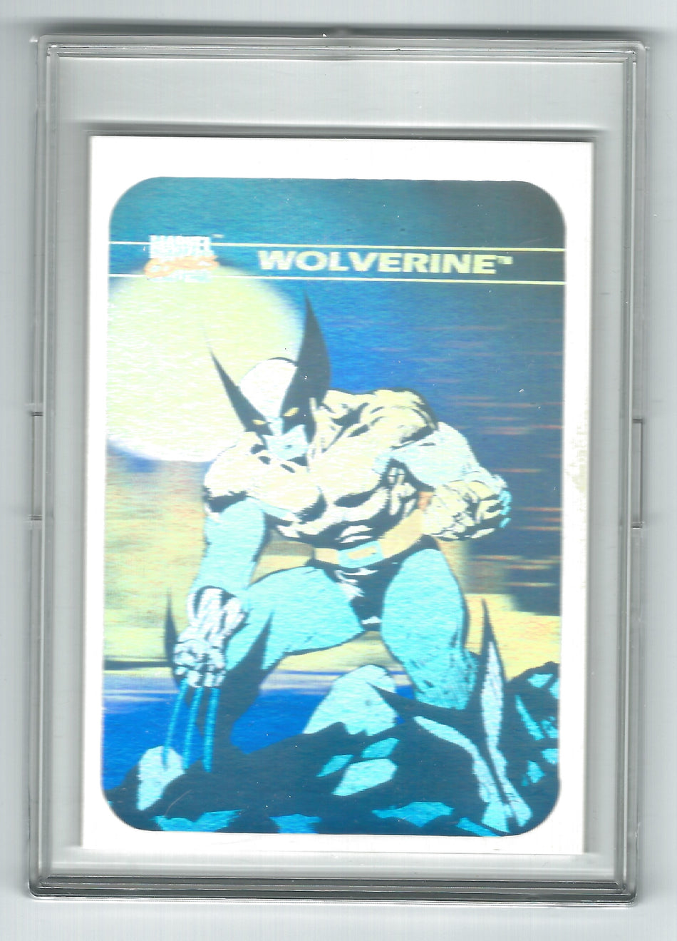 Photo of Marvel Universe Series 1 (Impel, 1990) Card #MH4 NM Hologram Wolverine Collectible Card sold by Stronghold Collectibles