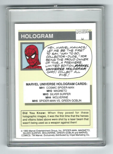 marvel holographic cards Marvel Univ Ser 1 #MH4 Collectible Card from Stronghold Collectibles