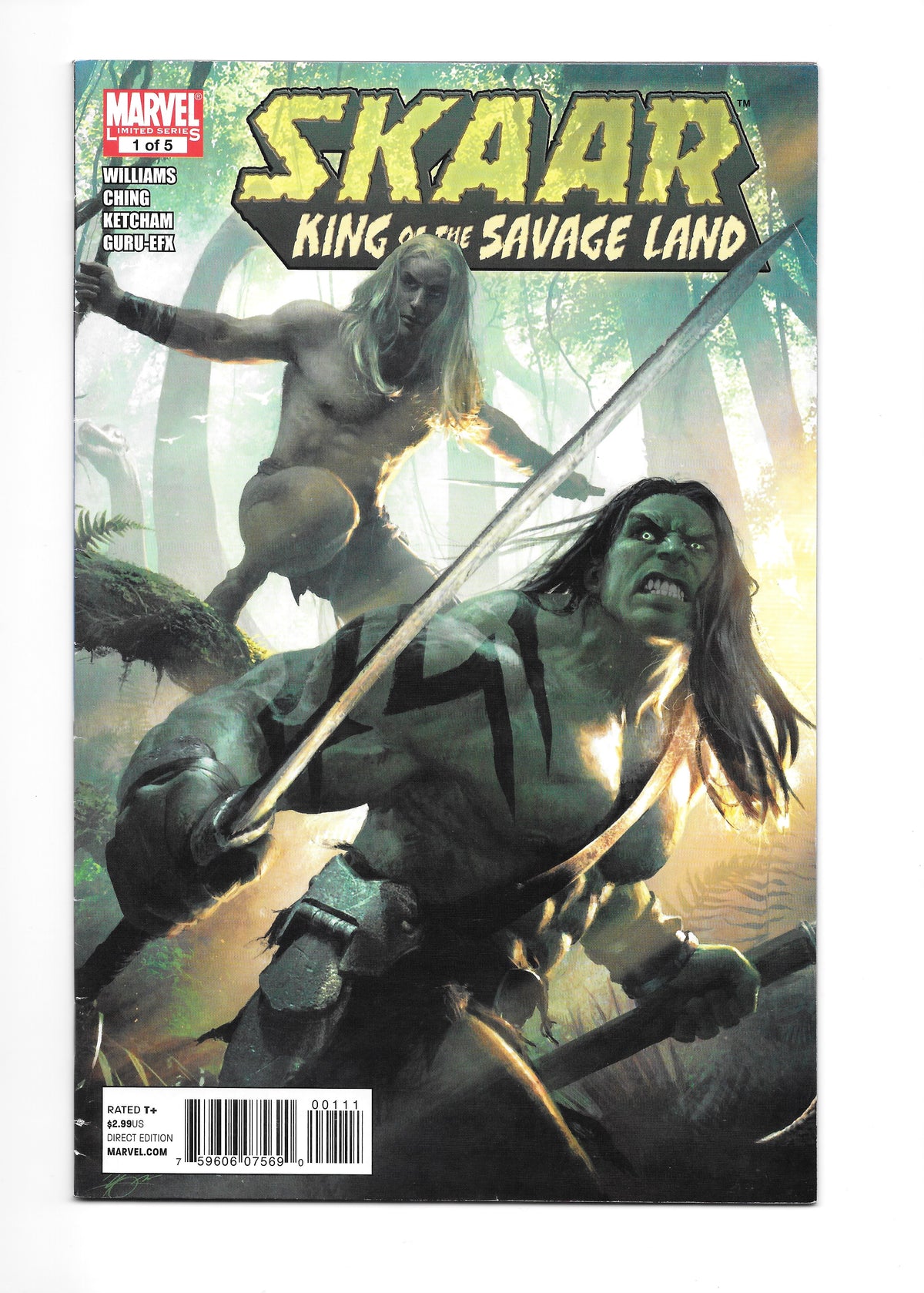 Photo of Skaar King of Savage Land Issue 1 (Of 5) comic Sold by Stronghold Collectibles