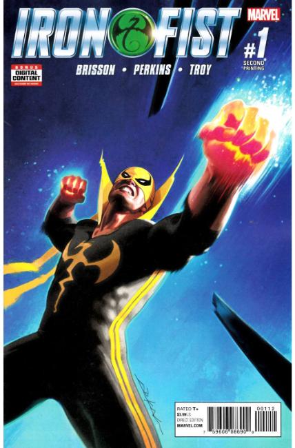 Photo of Iron Fist Iss 1 2nd Ptg Dekal Var - NM comic sold by Stronghold Collectibles