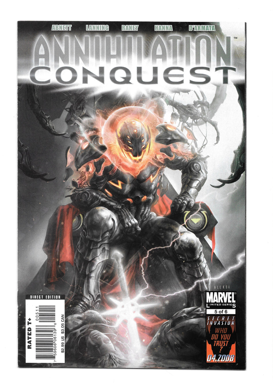 Photo of Annihilation Conquest Issue 5 (of 6) comic sold by Stronghold Collectibles