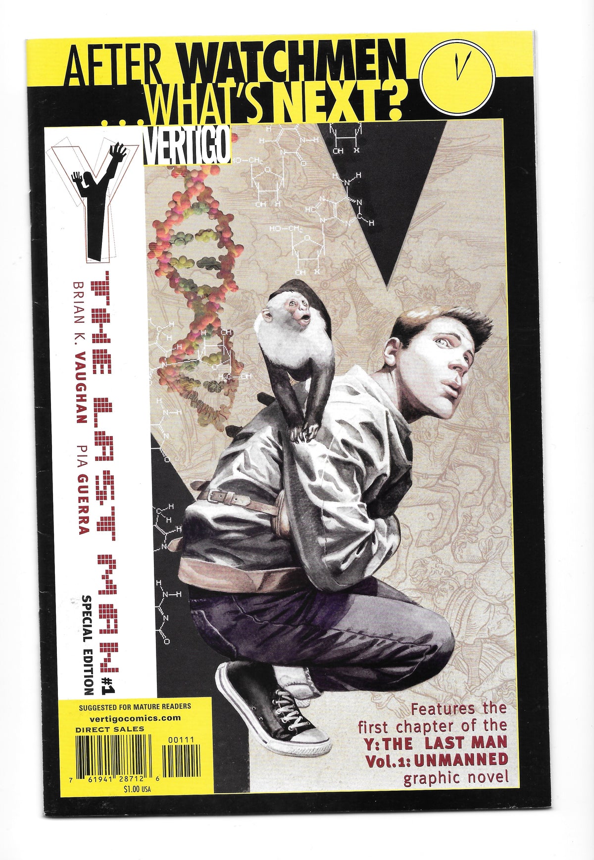 Photo of Y the Last Man Issue 1 Special Edition comic Sold by Stronghold Collectibles