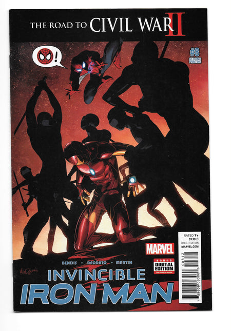 Photo of Invincible Iron Man Issue 8 Deodato 2nd Ptg Var comic sold by Stronghold Collectibles
