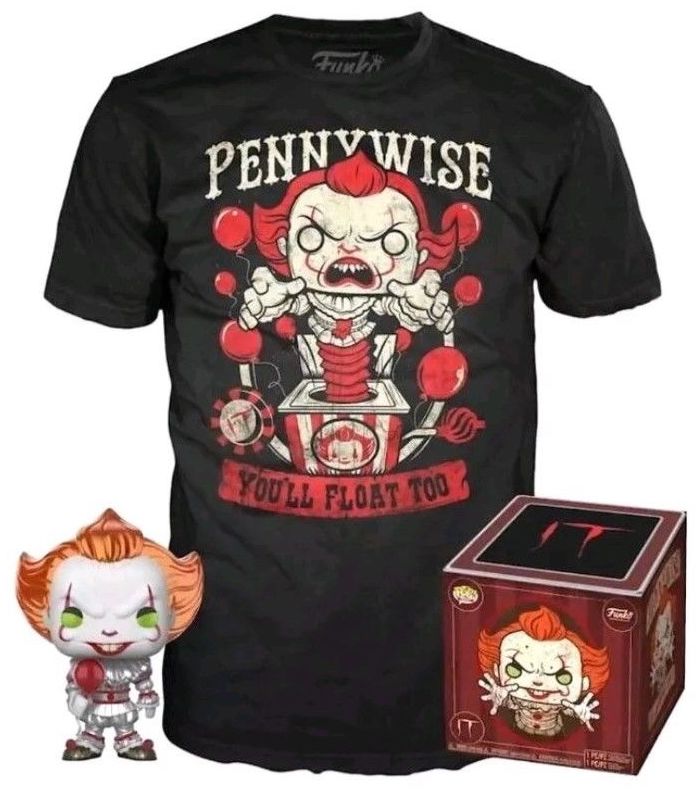 Funko! T-Shirt Pennywise Hot Topic Exclusive! SHIRT ONLY!
