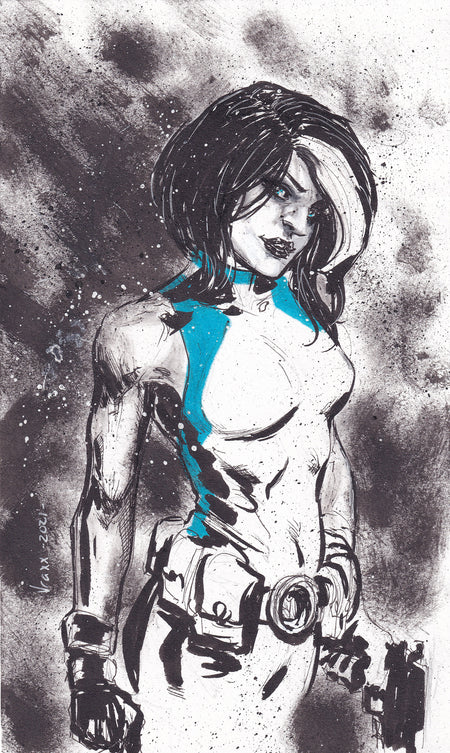  Domino- 5 1/8" x 8 1/2" - Original Art sold by Stronghold Collectibles
