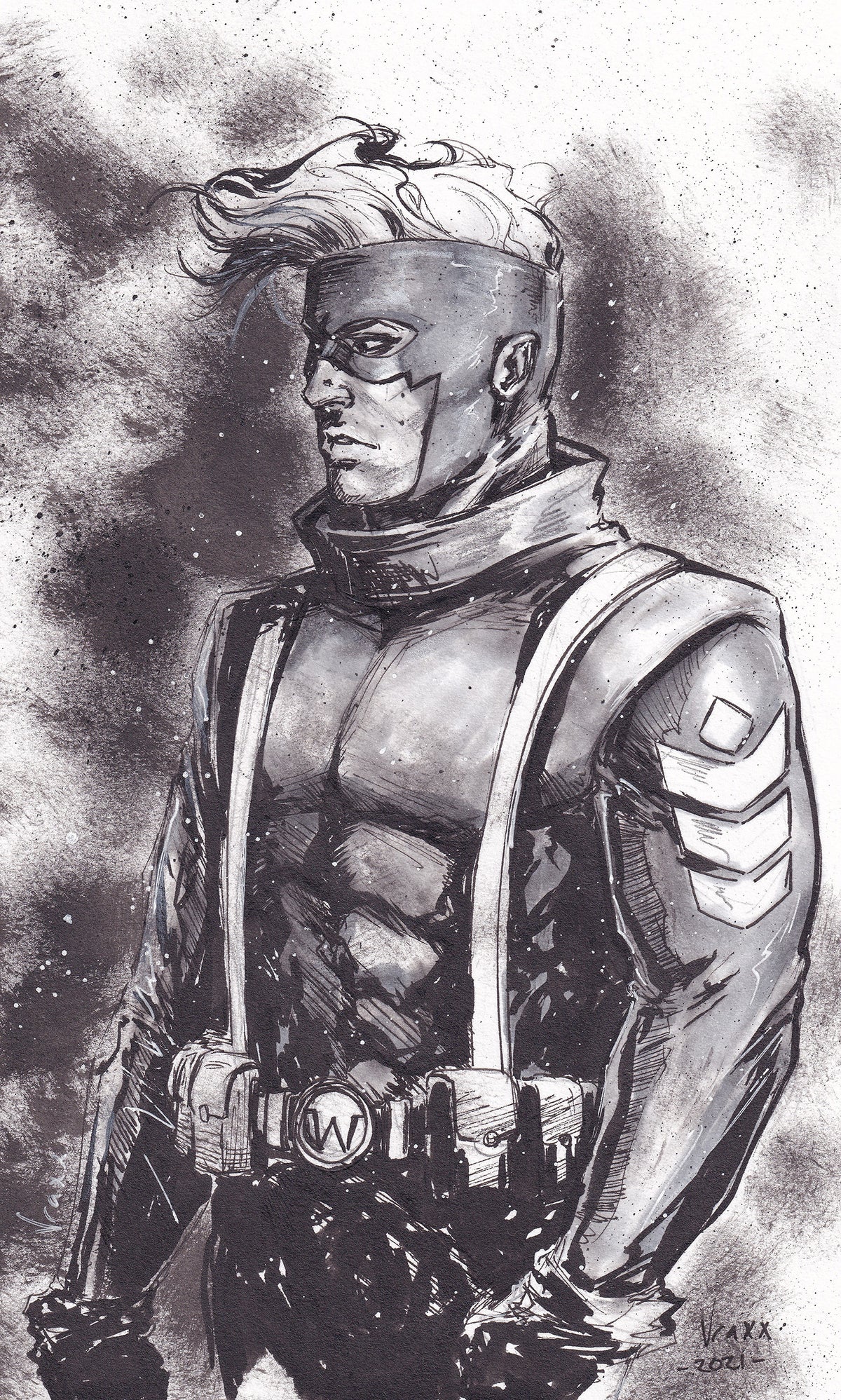 Spartan - 5 1/8" x 8 1/2" - Original Art sold by Stronghold Collectibles