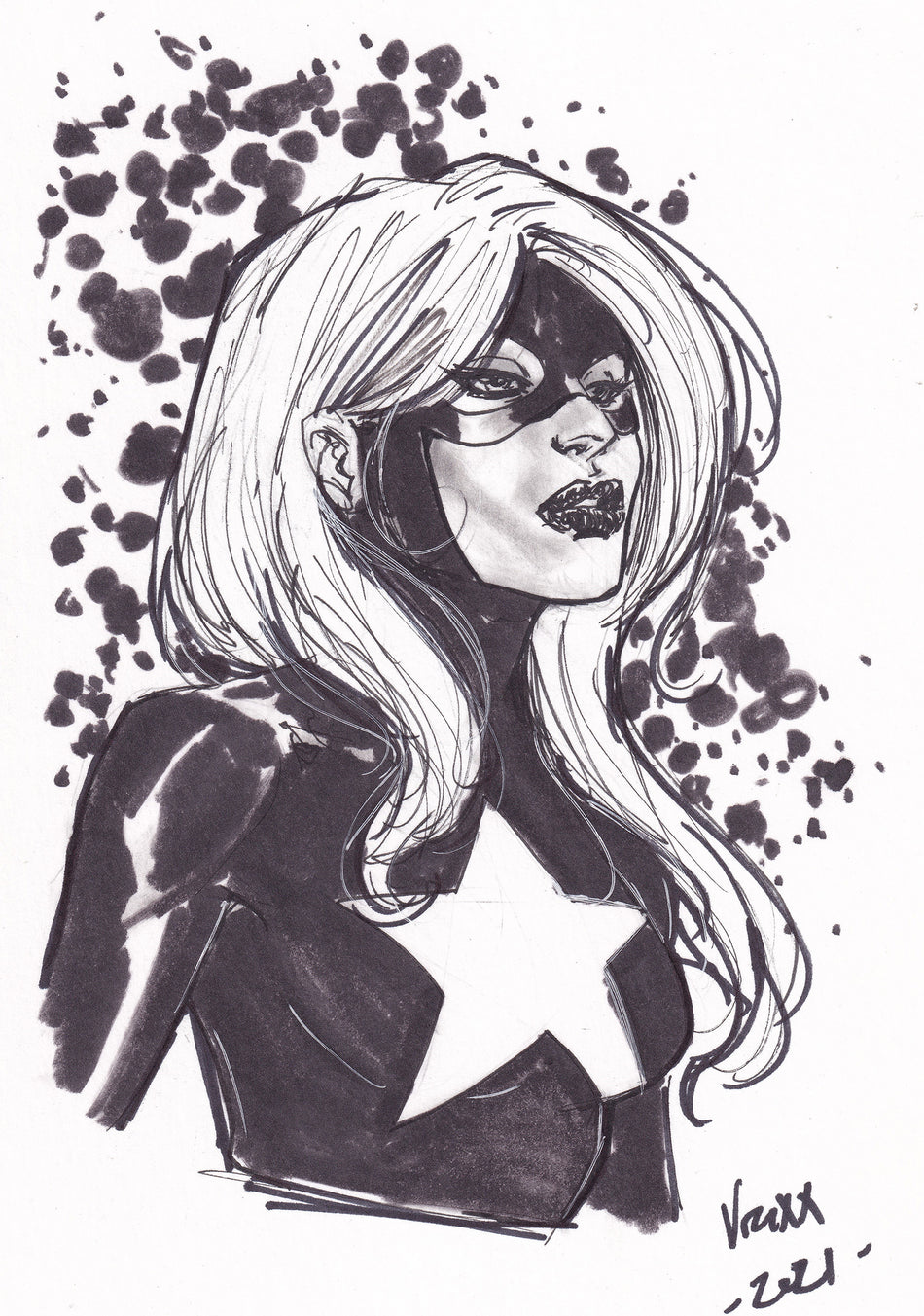 Stargirl - 6" x 9" - Original Art sold by Stronghold Collectibles