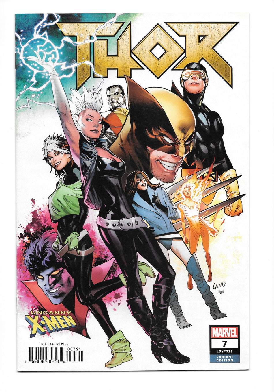 Photo of Thor Issue 7 Land Uncanny X-Men Var comic Sold by Stronghold Collectibles