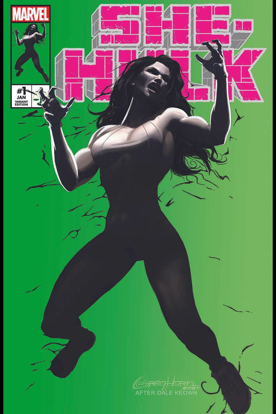 She-Hulk #1 Horn Homage Hulk 377 1st Print
