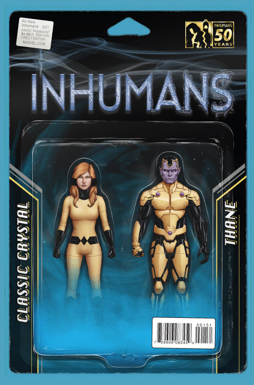 All New Inhumans 1 Action Figure Variant comic sold by Stronghold Collectibles