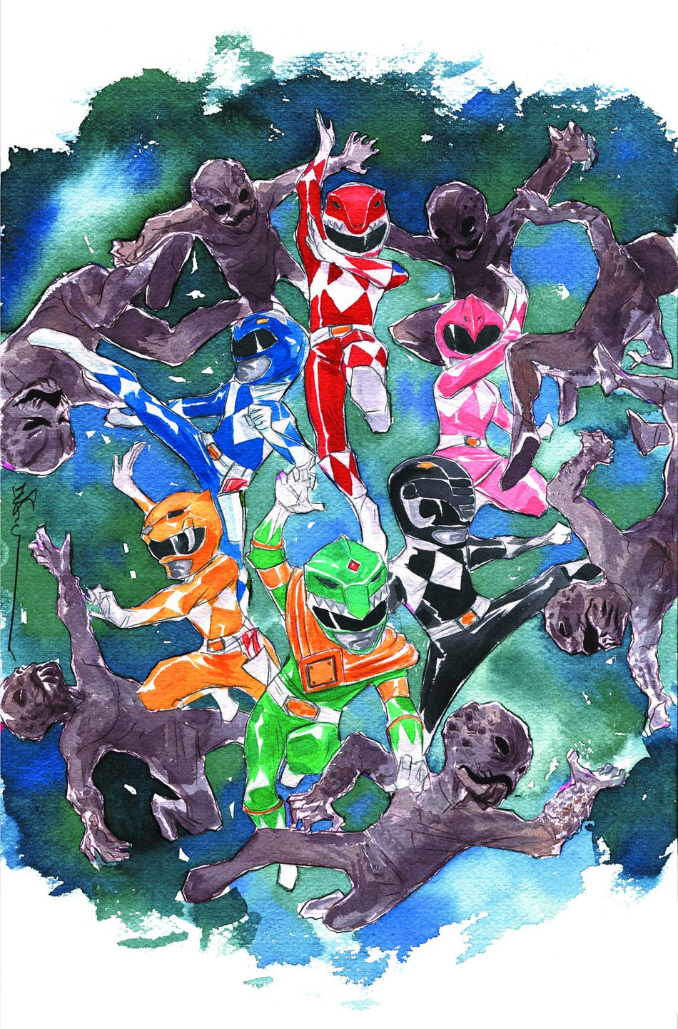Mighty Morphin Power Rangers #1 1:100 Nguyen Variant Edition