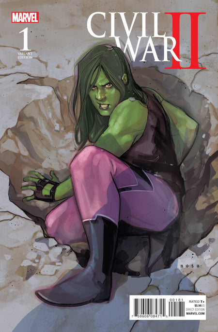 Civil War II 1 (of 8) Noto She-Hulk Variant comic sold by Stronghold Collectibles
