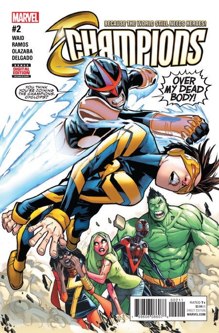 Photo of Champions Issue 2 comic sold by Stronghold Collectibles