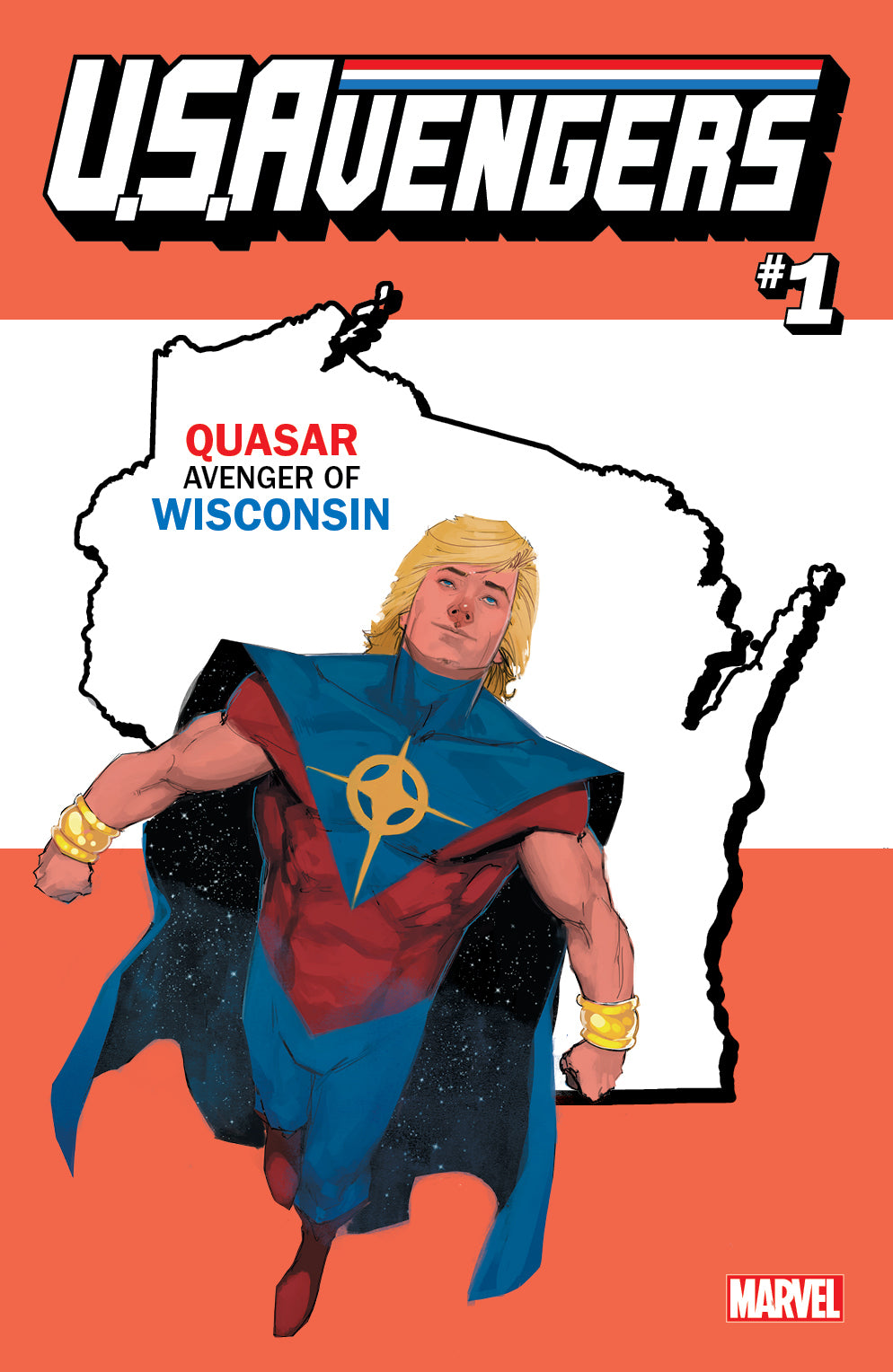 US Avengers 1 Reis Wisconsin State Variant Now comic sold by Stronghold Collectibles