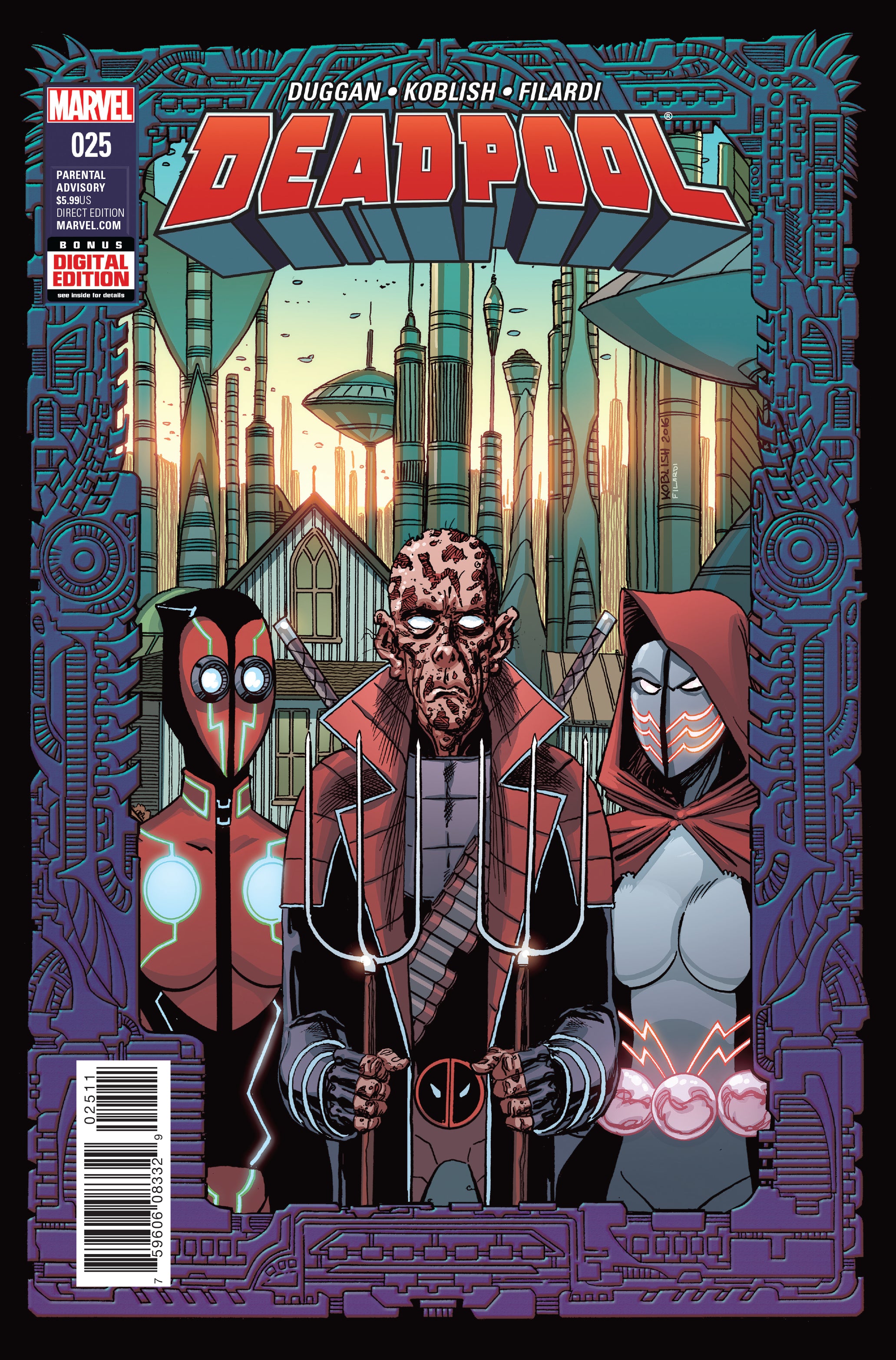 Photo of Deadpool Issue 25 comic sold by Stronghold Collectibles