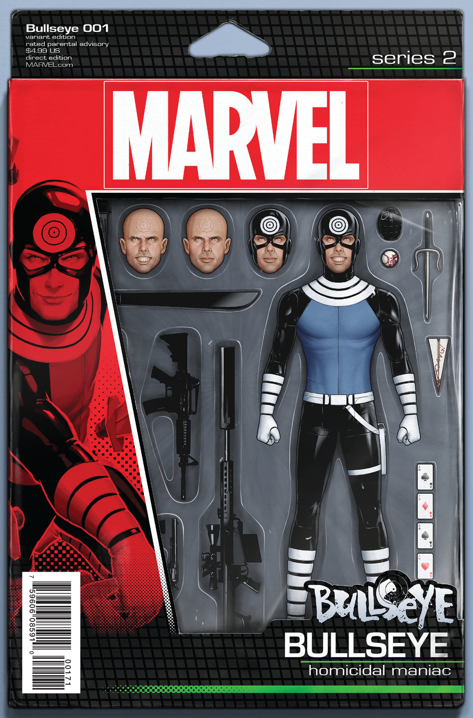 Photo of Bullseye Issue 1 (of 5) Christopher Action Figure Var comic sold by Stronghold Collectibles