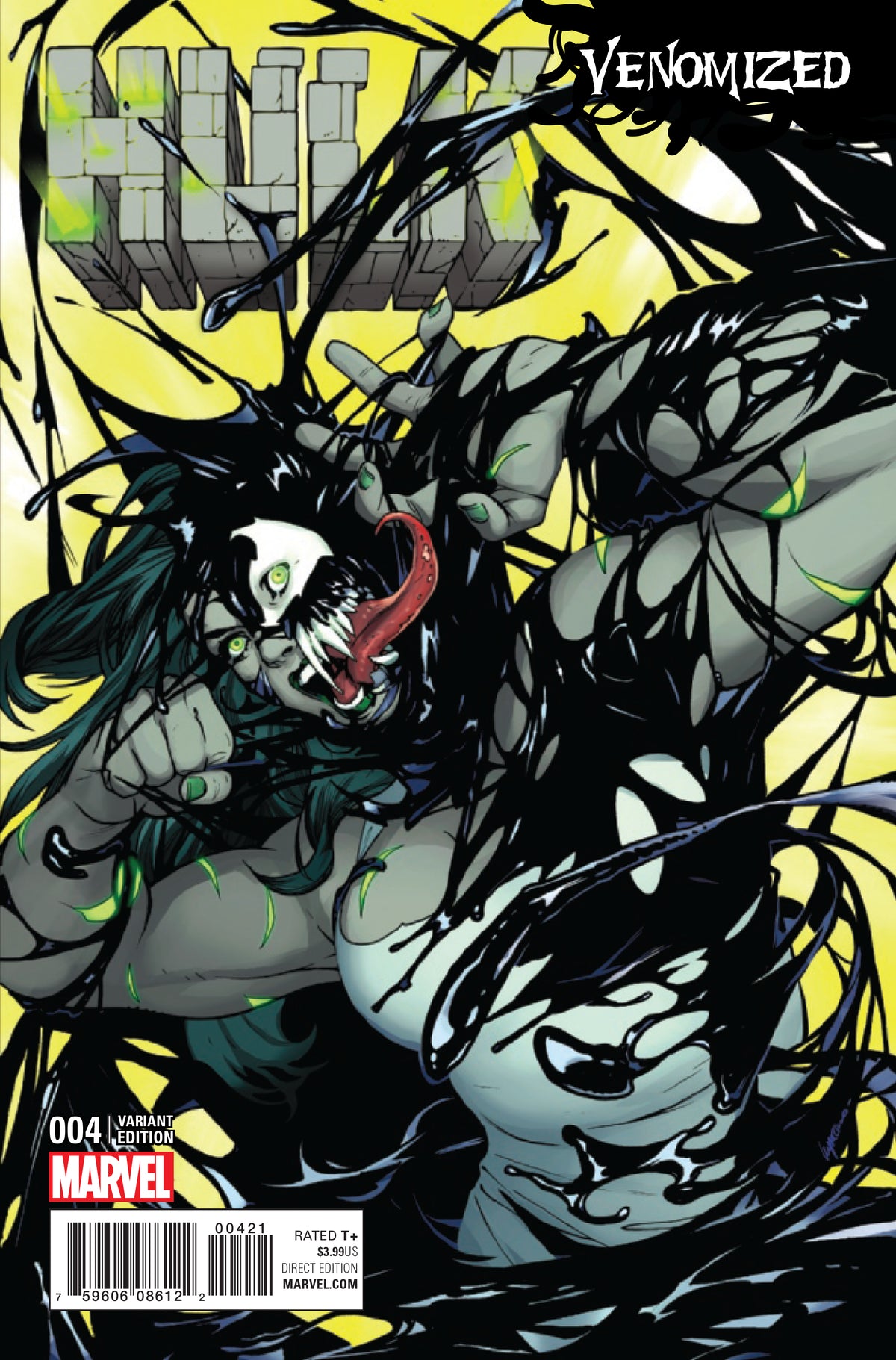 Hulk 4 Lupacchino Venomized Variant comic sold by Stronghold Collectibles