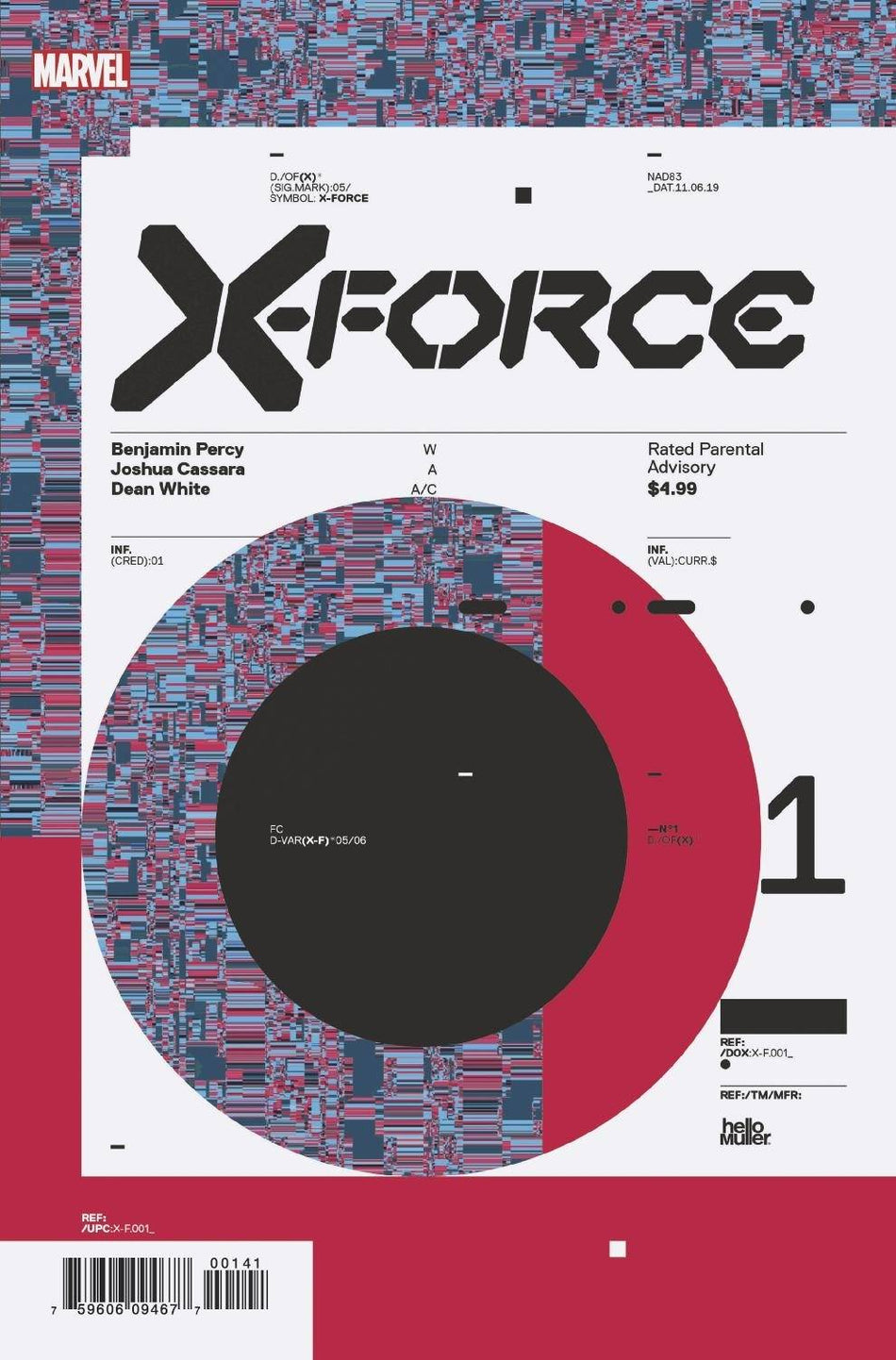 Photo of X-Force Issue 1 Muller Design Var Dx comic sold by Stronghold Collectibles
