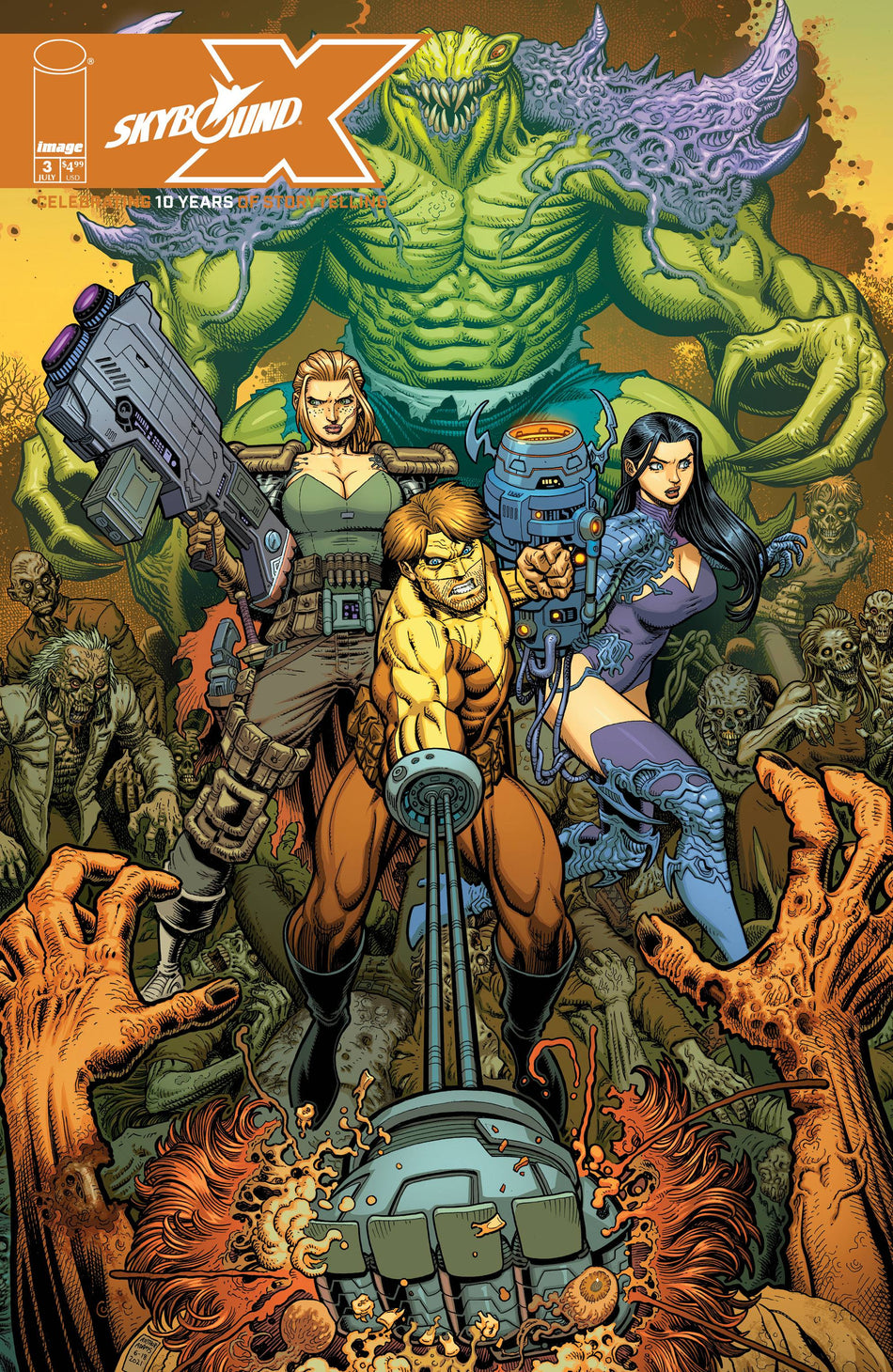 Photo of Skybound X Issue 3 CVR A Adams (MR) comic sold by Stronghold Collectibles