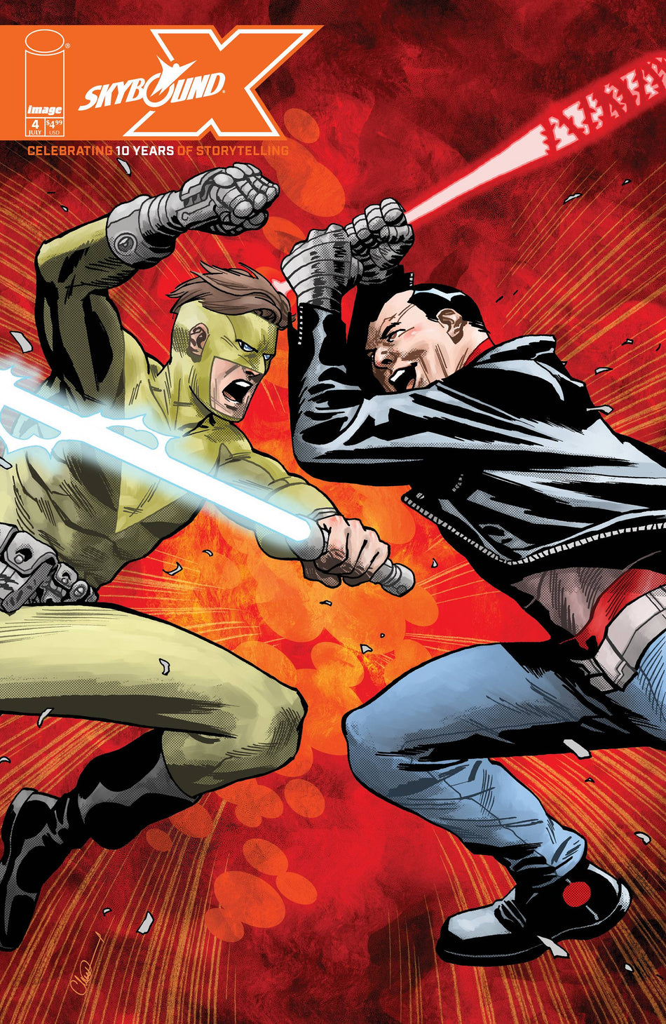 Photo of Skybound X Issue 4 CVR A Adlard (MR) comic sold by Stronghold Collectibles