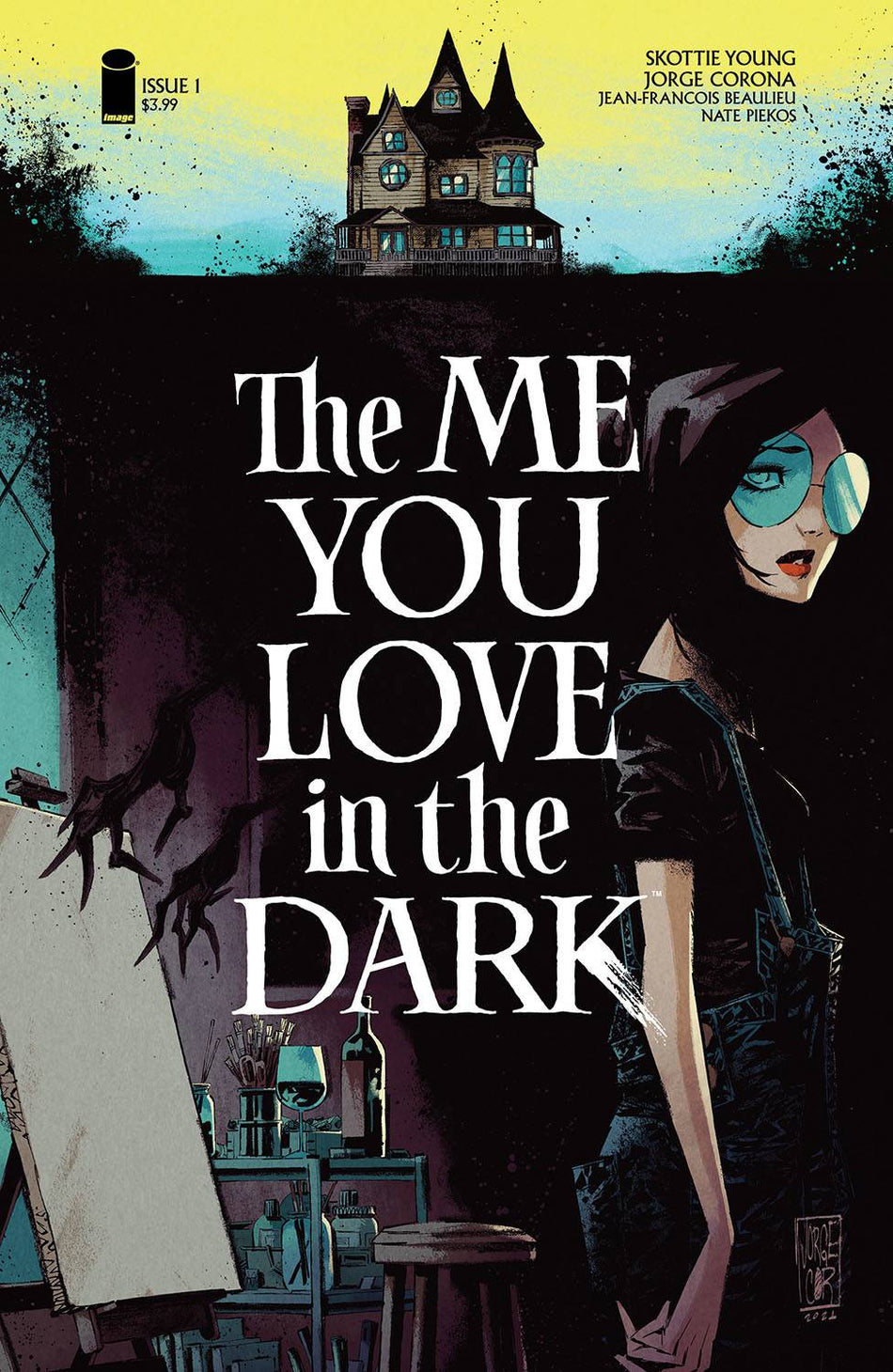 Me You Love in the Dark V1 #1 Jorge Corona SIGNED by Skottie Young