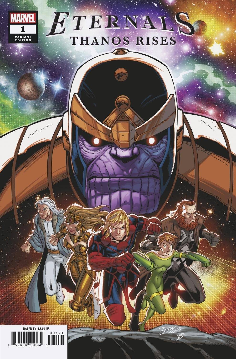 Photo of Eternals Thanos Rises Issue 1 Ron Lim Var comic sold by Stronghold Collectibles
