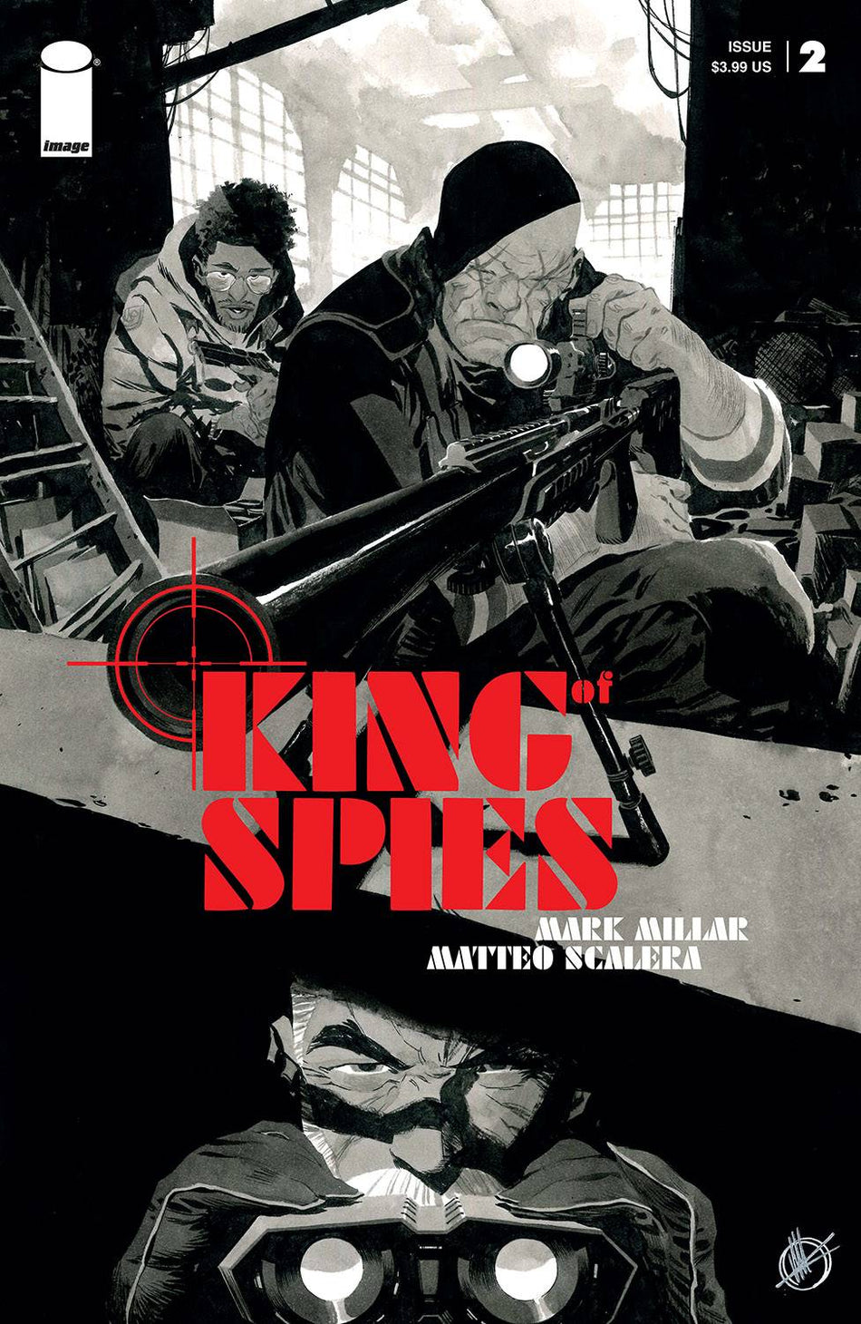 Photo of King of Spies Issue 2 (Of 4) CVR B Scalera B&W (MR) comic sold by Stronghold Collectibles