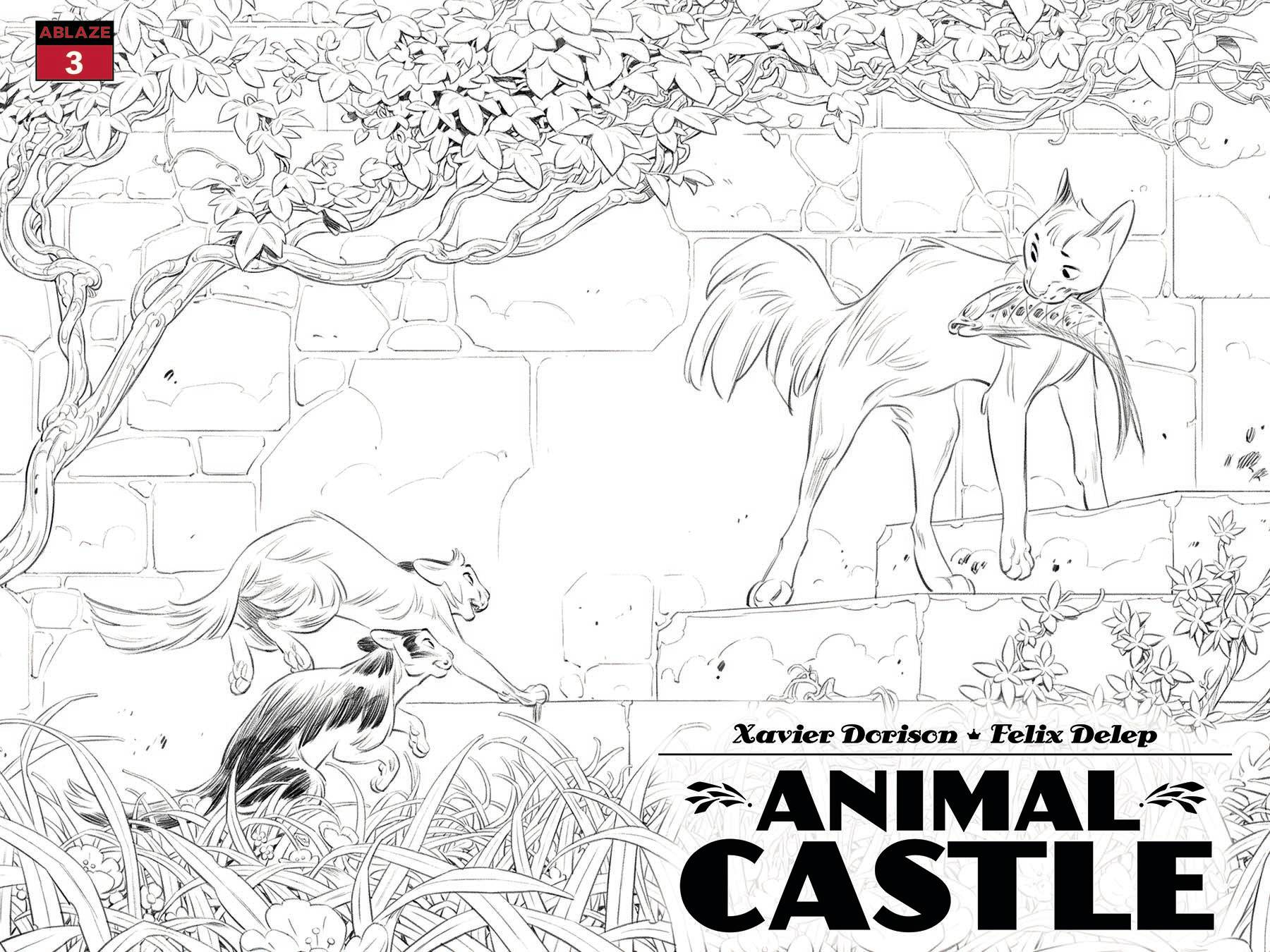 Photo of Animal Castle 3 CVR B Delep Miss B Wraparound (MR) comic sold by Stronghold Collectibles