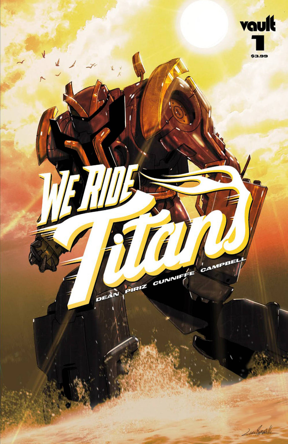 Photo of We Ride Titans Issue 1 CVR D Ramondelli 10 Copy Incv comic sold by Stronghold Collectibles