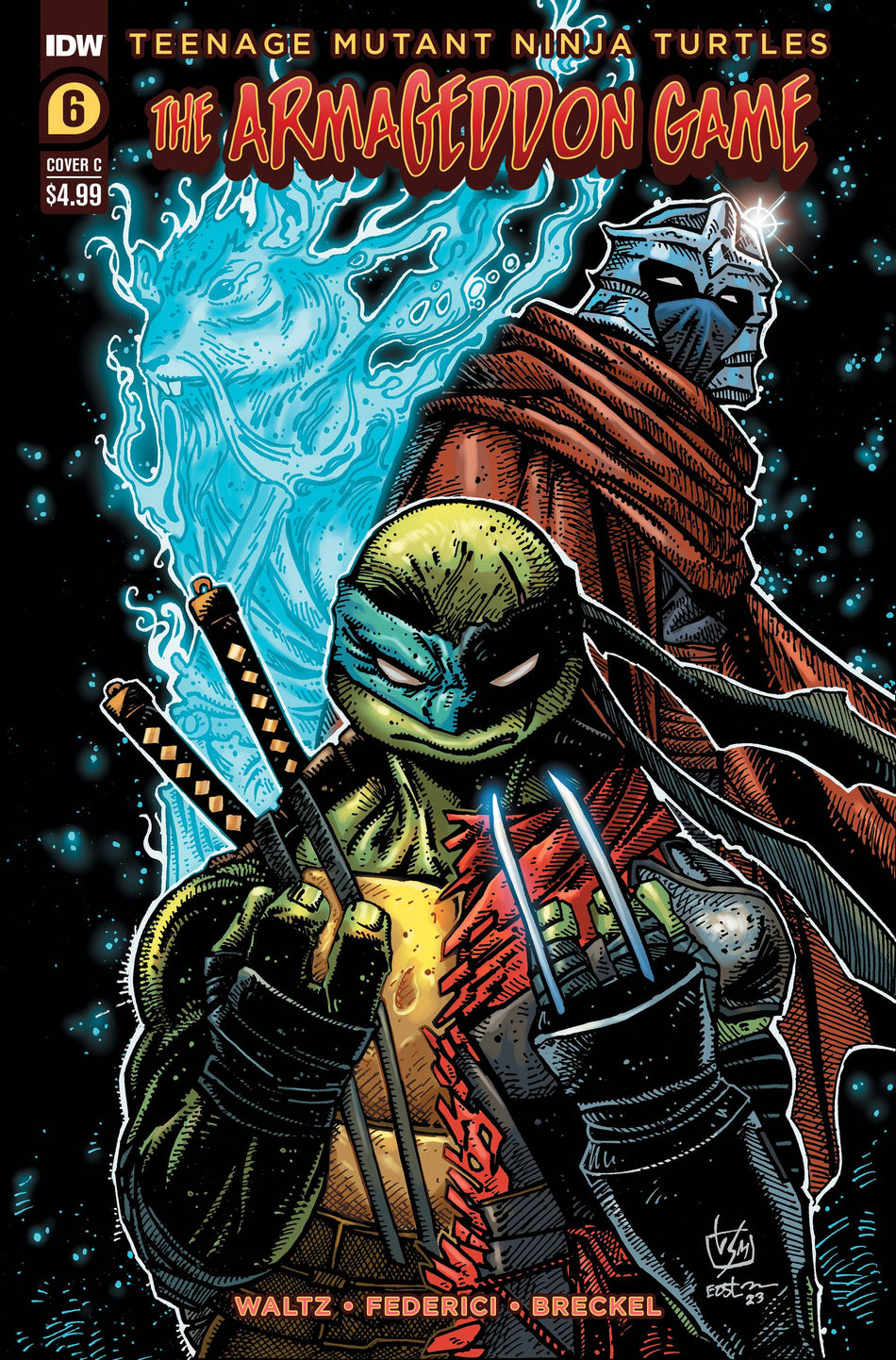 Teenage Mutant Ninja Turtles Armageddon Game #6C Eastman